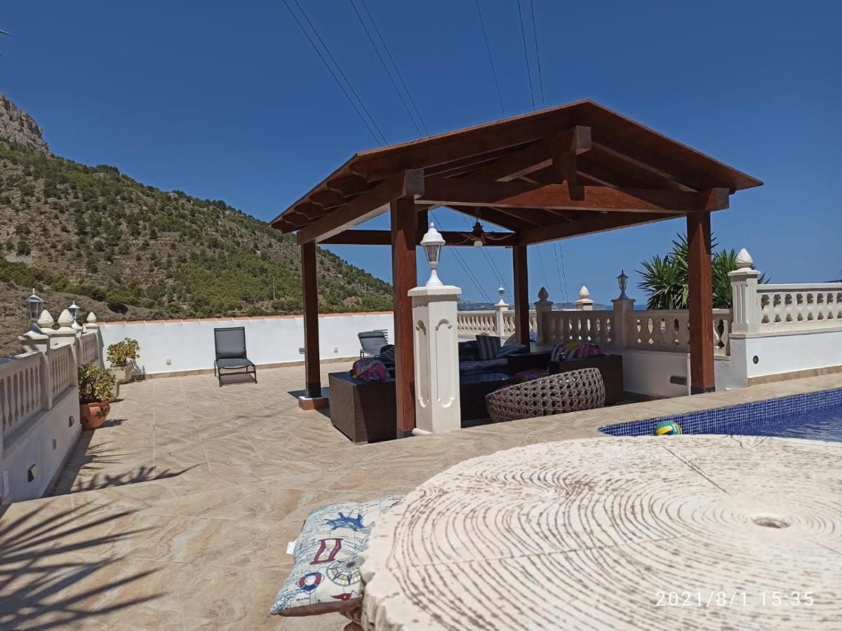 Villa Med Panoramautsikt Med Privat Pool I Calpe, Costa Blanca, Spanien Εξωτερικό φωτογραφία