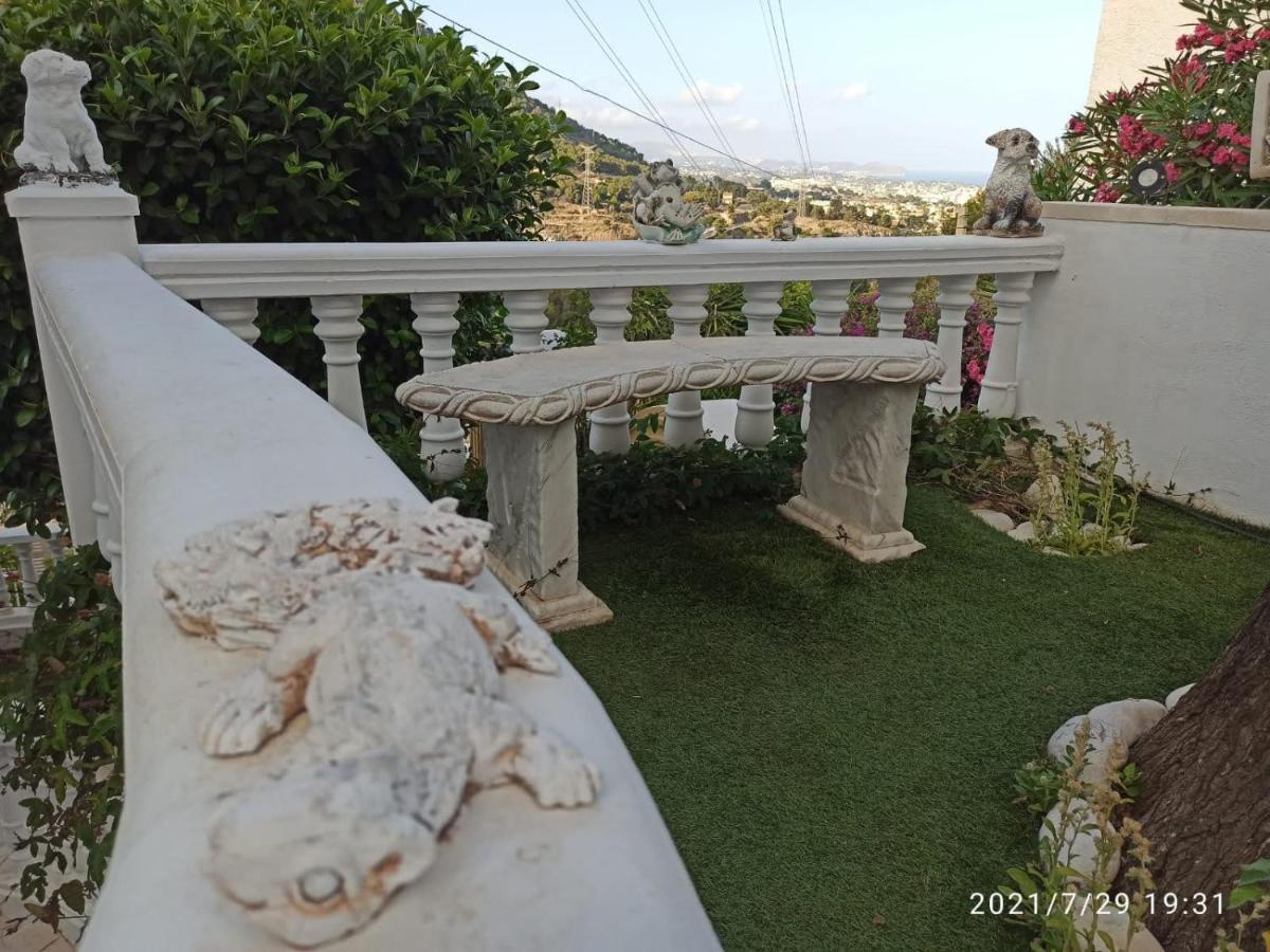 Villa Med Panoramautsikt Med Privat Pool I Calpe, Costa Blanca, Spanien Εξωτερικό φωτογραφία