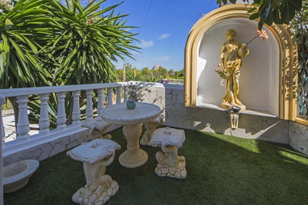 Villa Med Panoramautsikt Med Privat Pool I Calpe, Costa Blanca, Spanien Εξωτερικό φωτογραφία