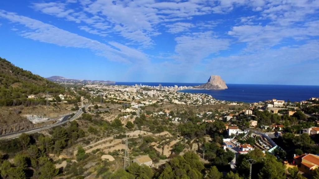 Villa Med Panoramautsikt Med Privat Pool I Calpe, Costa Blanca, Spanien Εξωτερικό φωτογραφία