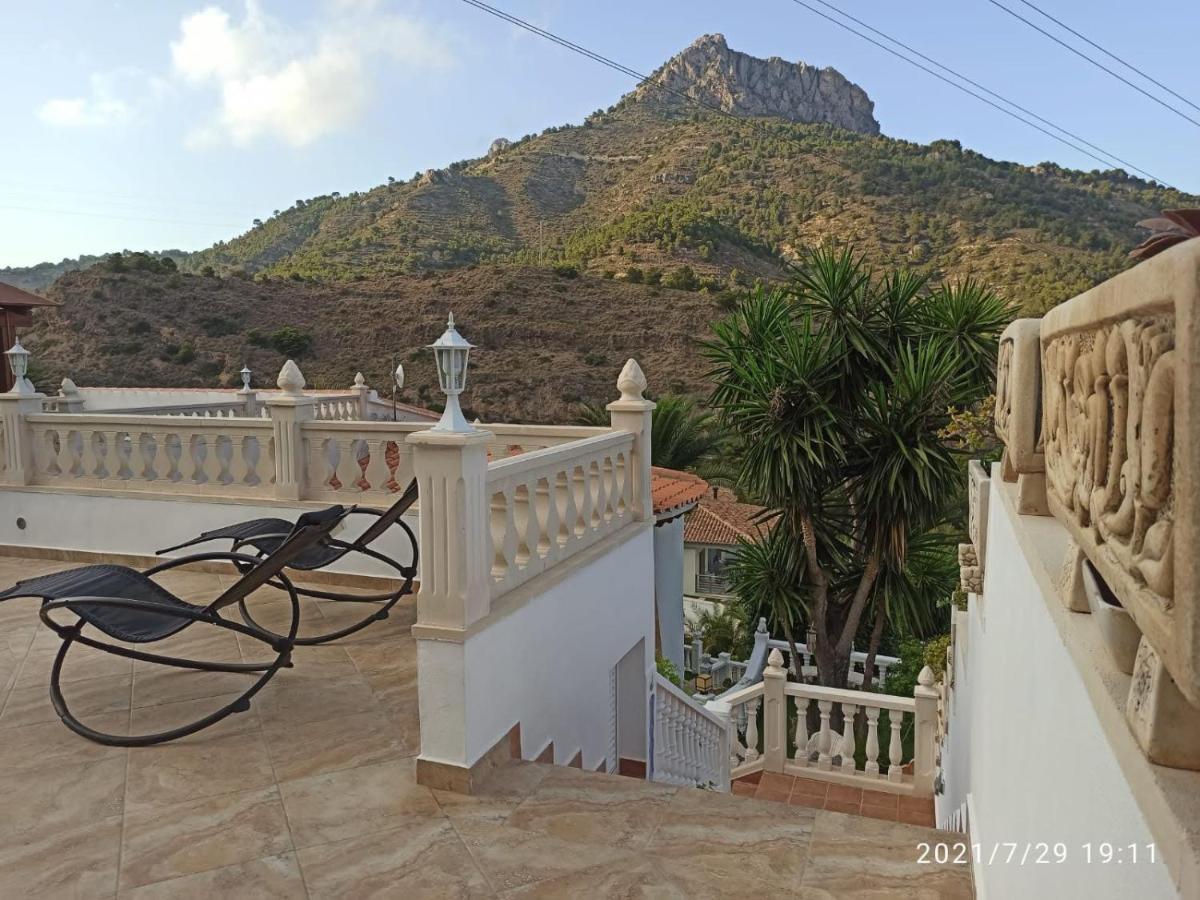Villa Med Panoramautsikt Med Privat Pool I Calpe, Costa Blanca, Spanien Εξωτερικό φωτογραφία